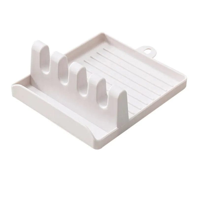 Porte-cuillères de cuisine - Organisateur de rangement pour ustensiles de cuisine A-White