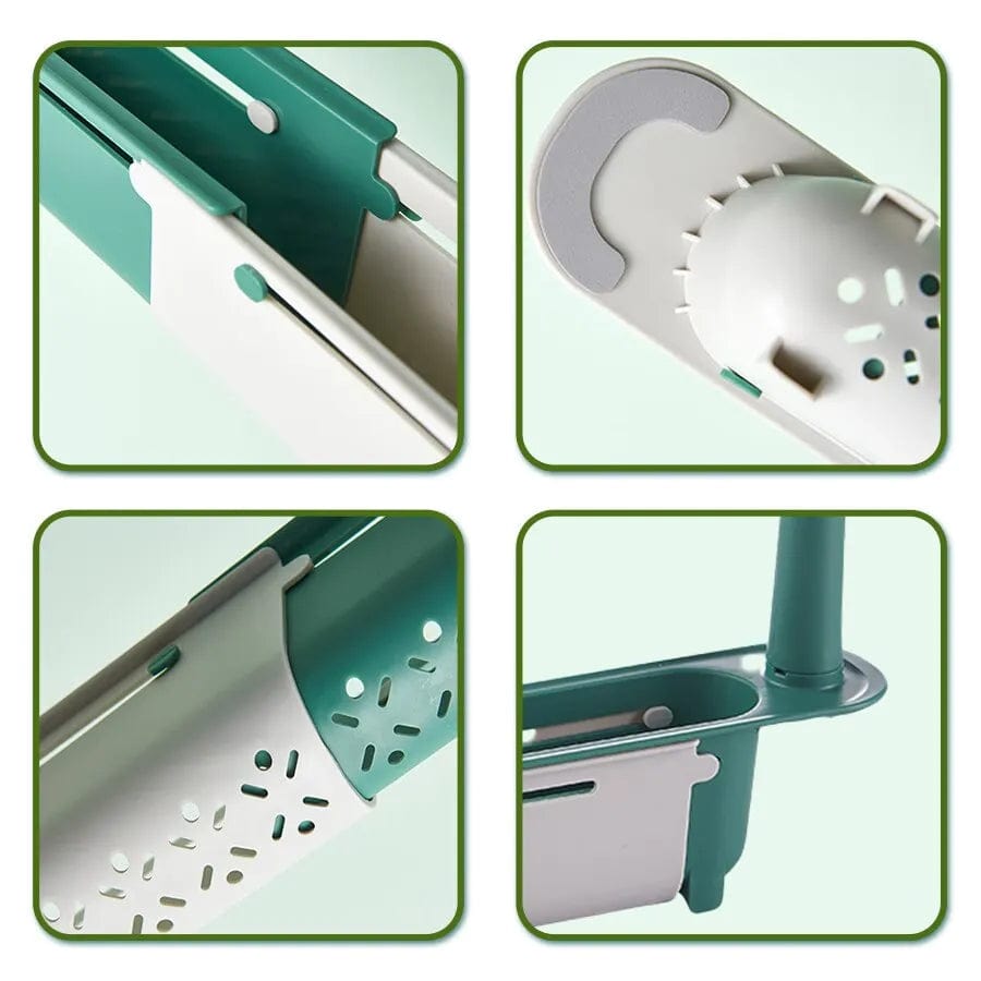Porte-éponge Rétractable pour Évier de Cuisine