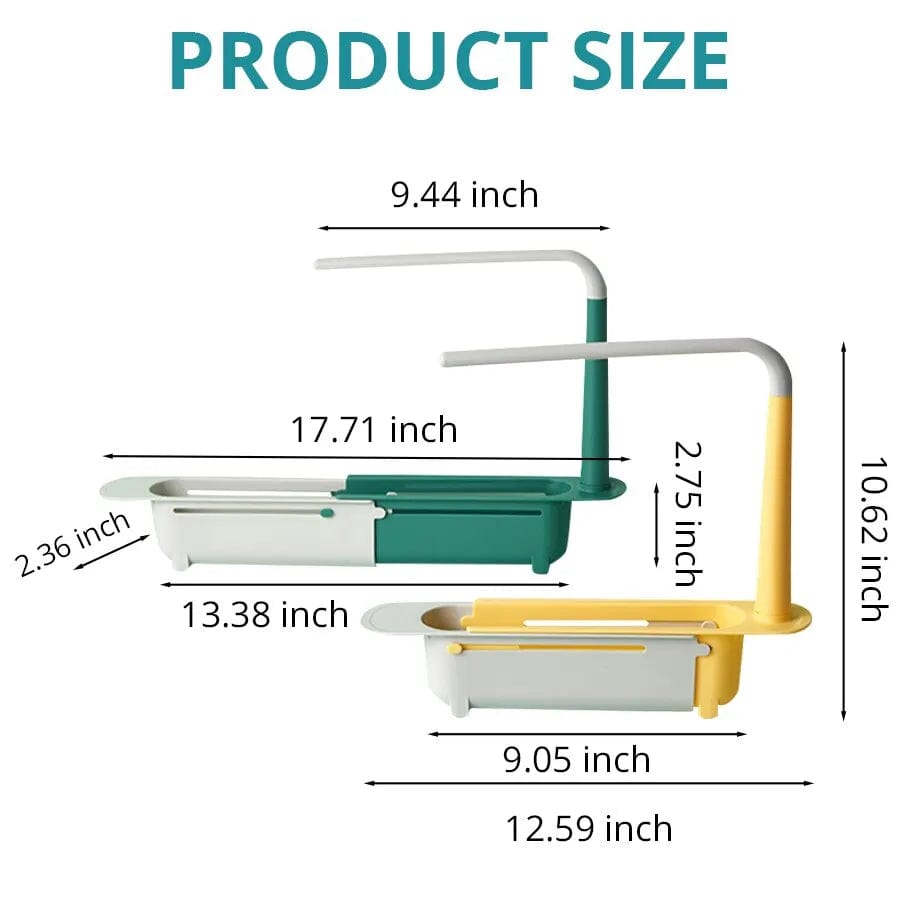 Porte-éponge Rétractable pour Évier de Cuisine
