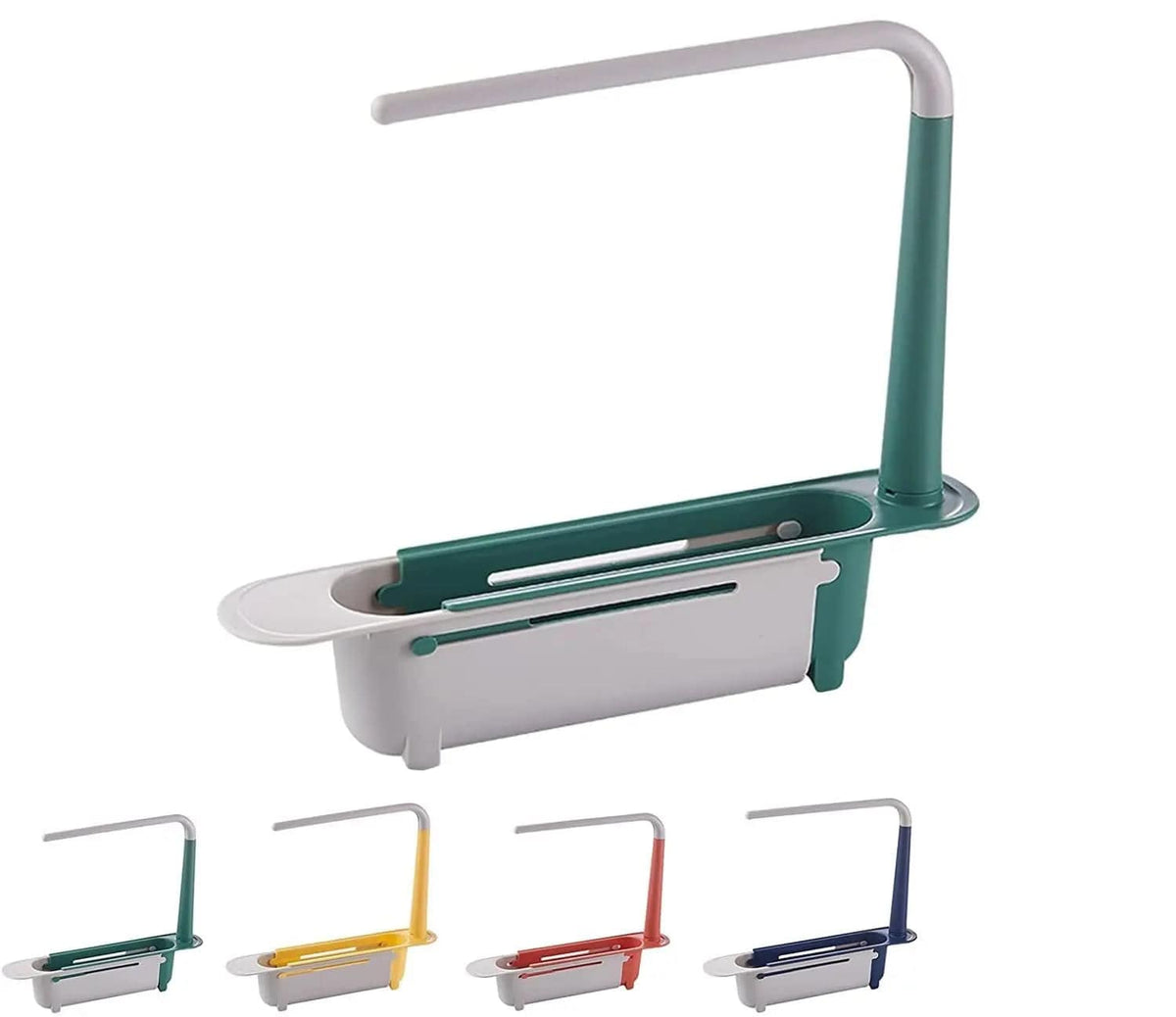 Porte-éponge Rétractable pour Évier de Cuisine green