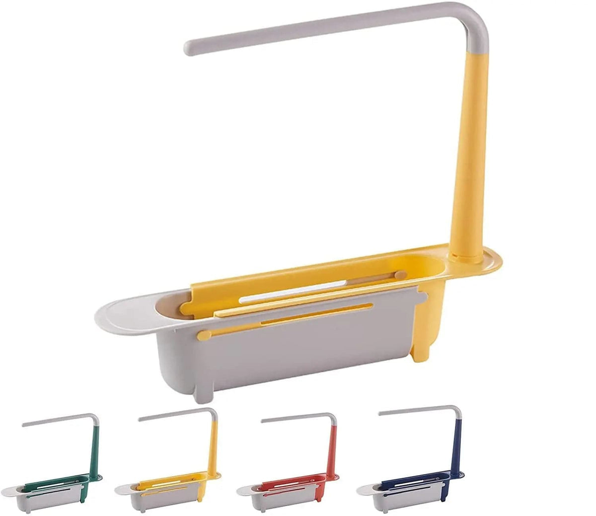 Porte-éponge Rétractable pour Évier de Cuisine yellow