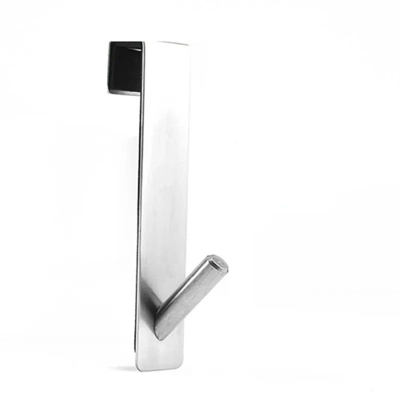 Porte-serviettes mural en acier inoxydable en forme de S - Noir primary color