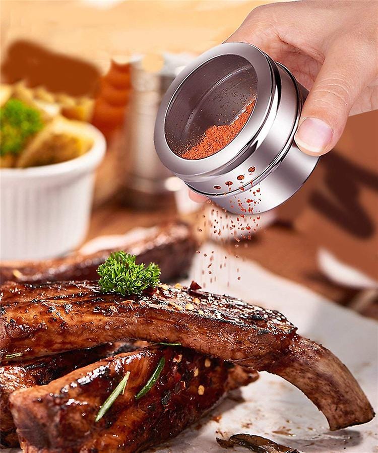 Pots de conservation en métal pour Épices et Aliments moulus