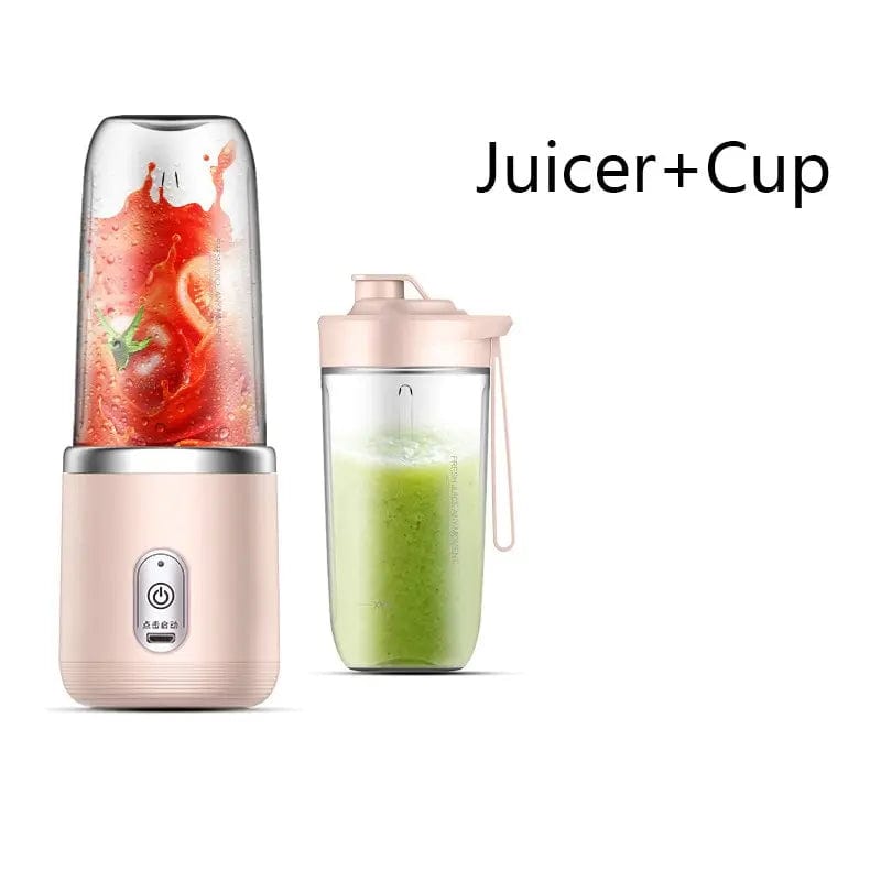 Presse-Jus Portable Électrique Multifonction 300ML - Bleu/Rose Pink juicer Cup
