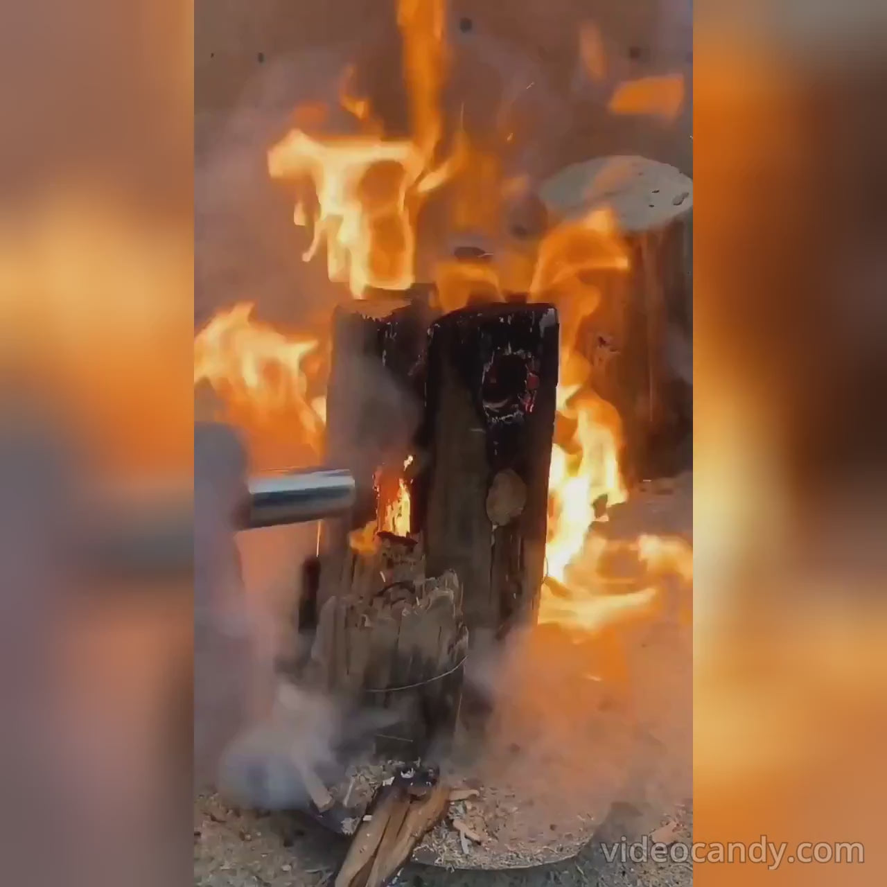 Ventilateur à Main Portable pour Barbecue - Accessoire BBQ - Acier Inoxydable