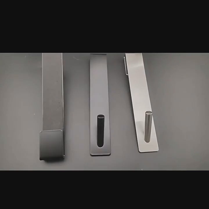 Porte-serviettes mural en acier inoxydable