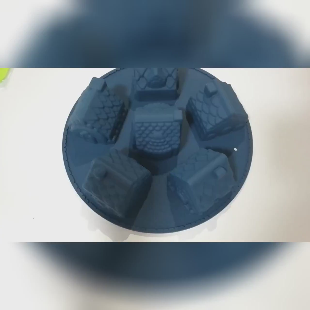 Moule Chalets de Noël 3D en Silicone