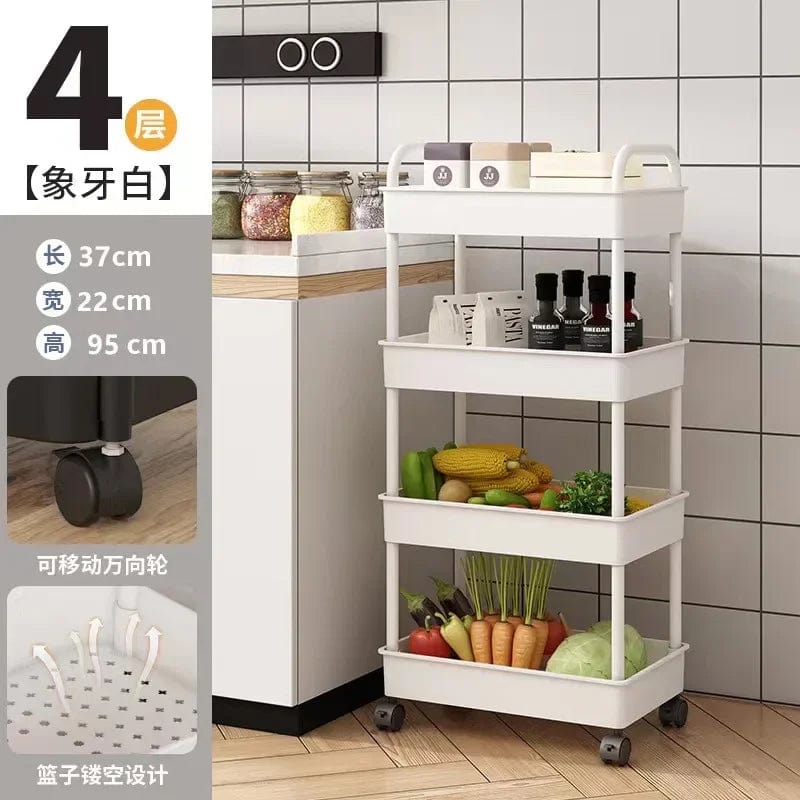 Rangement multi-étages pour la cuisine, le sol, la chambre de bébé, les snacks, la salle de bain A4