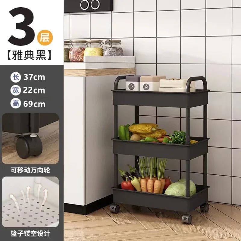 Rangement multi-étages pour la cuisine, le sol, la chambre de bébé, les snacks, la salle de bain B3