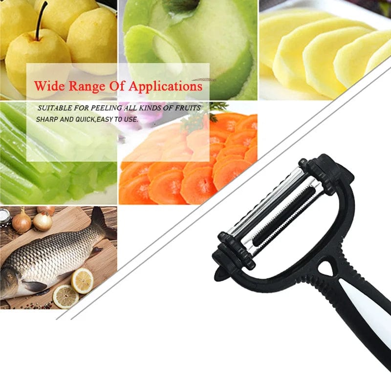 Râpe à Légumes Rotative 3 Lames en 1