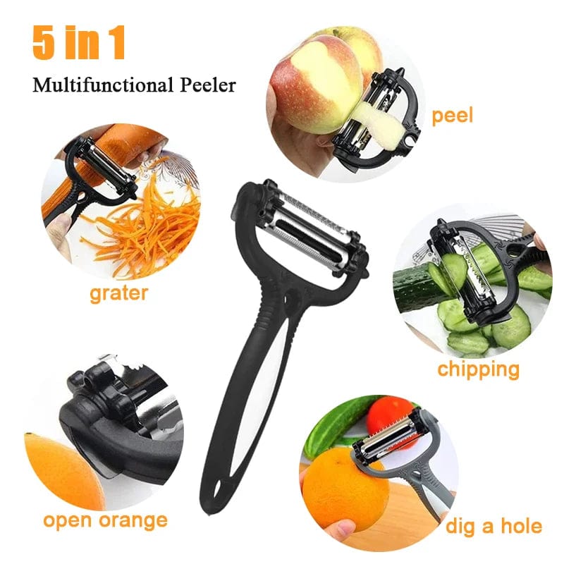 Râpe à Légumes Rotative 3 Lames en 1