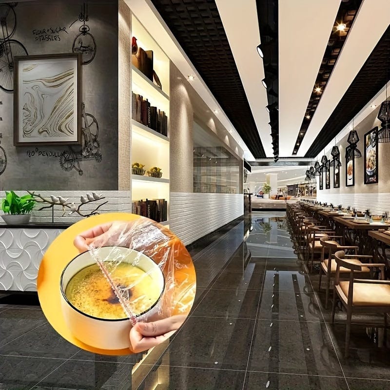 Rouleaux Film Alimentaire 100pcs, Colorés Frais DIY Cuisine - LY102027 100pcs