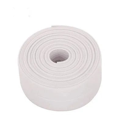 Ruban d'étanchéité adhésif pour salle de bain et cuisine Blanc / 1 m x 3.8 cm