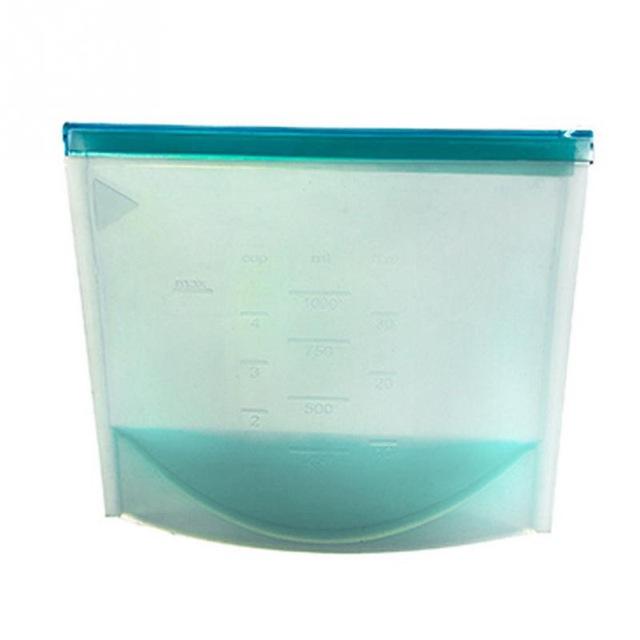 Sachets pour Congélation en silicone (réutilisables) 1.5 / Bleu