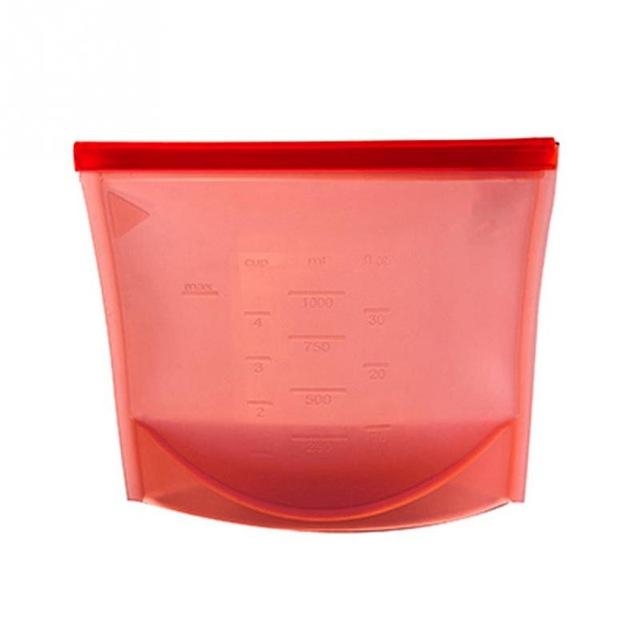 Sachets pour Congélation en silicone (réutilisables) 1.5 / Rouge