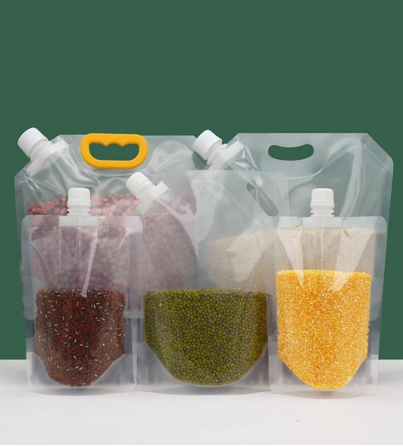 Sacs de Conservation avec poignée et verseur refermable