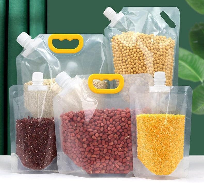 Sacs de Conservation avec poignée et verseur refermable