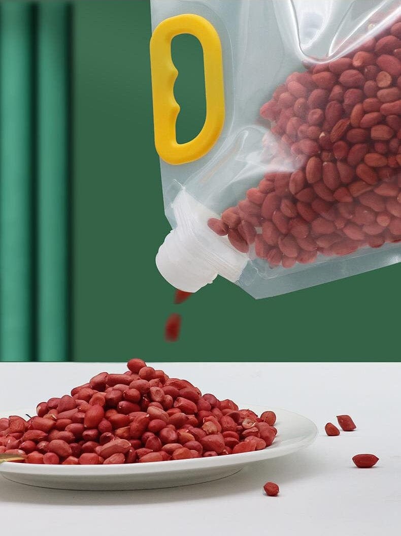 Sacs de Conservation avec poignée et verseur refermable