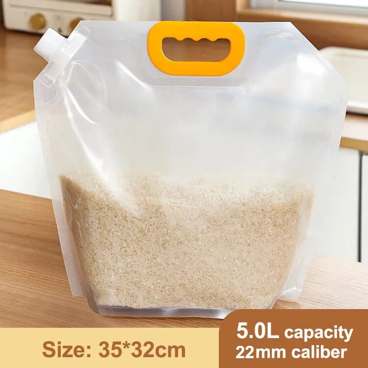 Sacs de Conservation avec poignée et verseur refermable