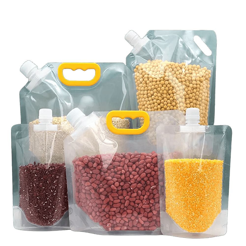 Sacs de Conservation avec poignée et verseur refermable