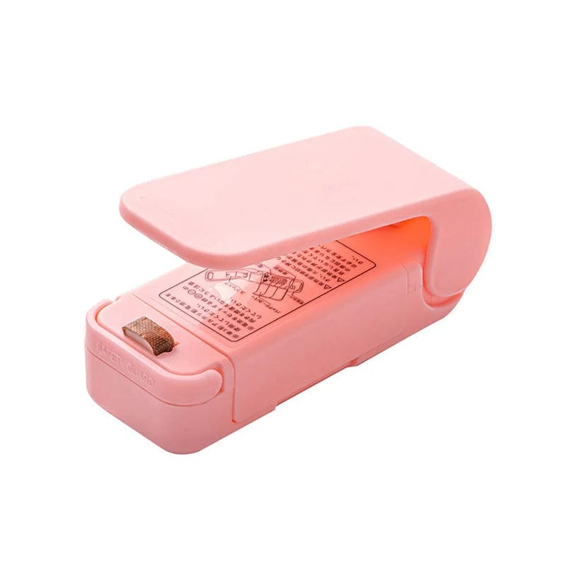 Scelleur de Sachets Alimentaires Portable Kitchen Home Gadgets 1PC Pink-B