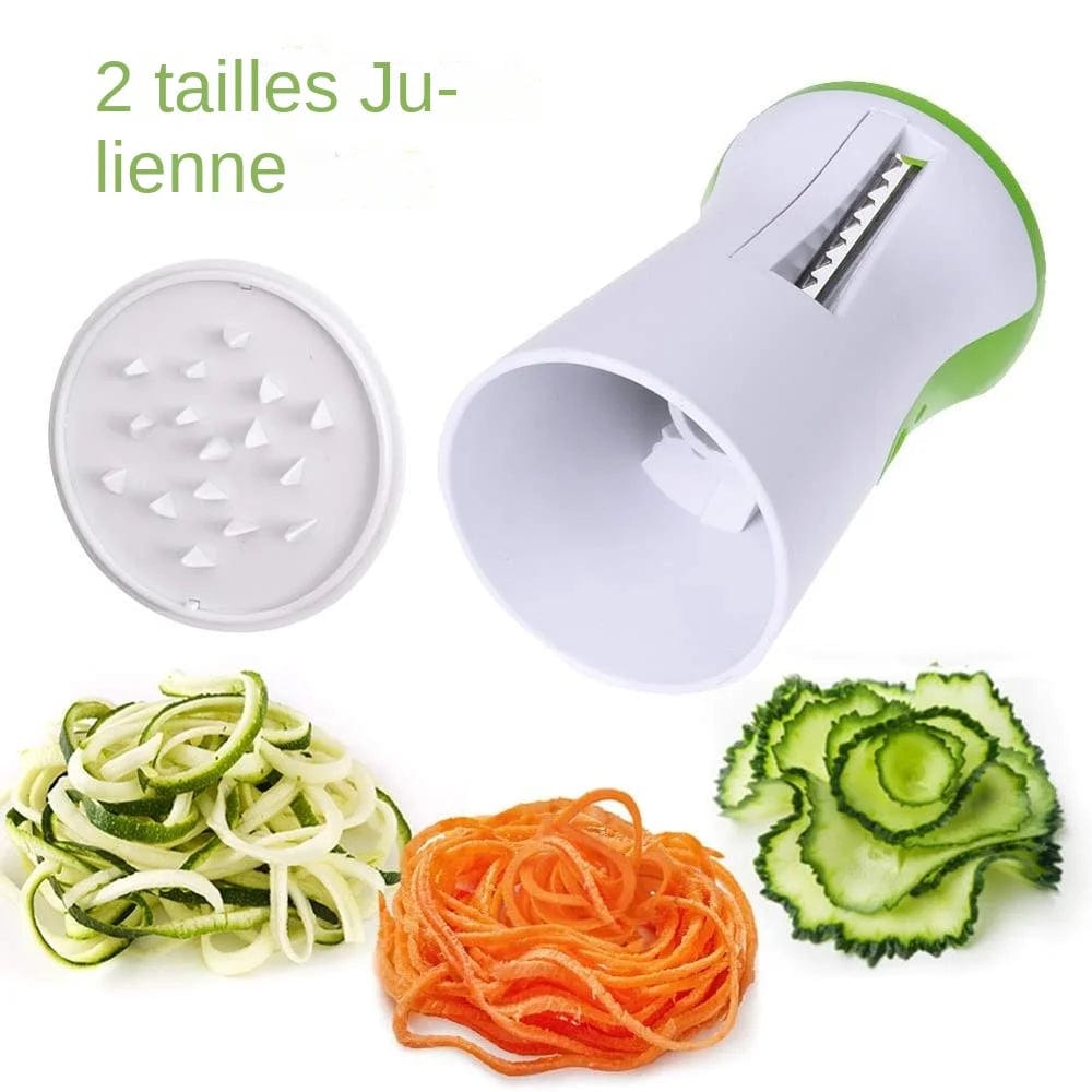 Spiralizer de Légumes en Acier Inoxydable - Coupe-légumes Spaghetti Zucchini - Eco-Friendly