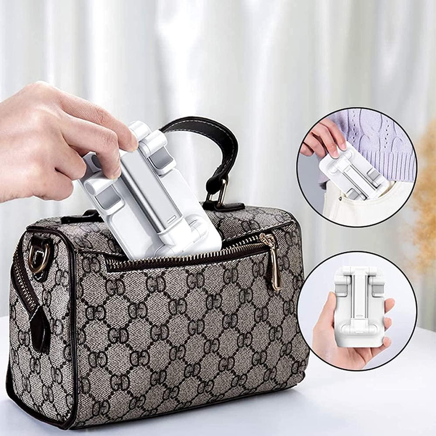 Support Smartphone et Tablette Compact Pliable et Ajustable