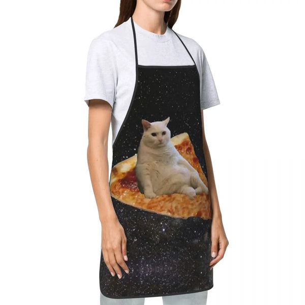 Tablier Cuisine Humour Pizza - Style Italien Fun, Cadeau Drôle Pour Cuisinier Ou Fête