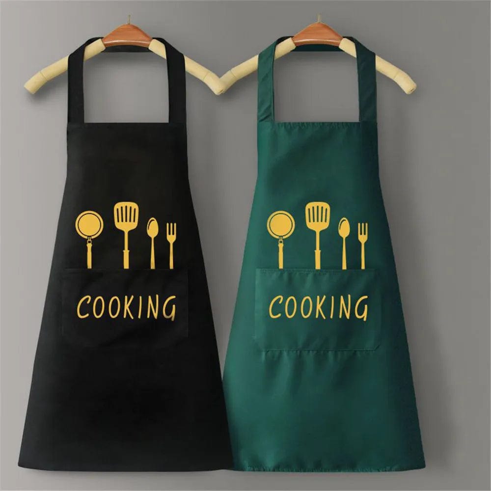 Tablier de Cuisine Classique "Cooking" en PVC Imperméable