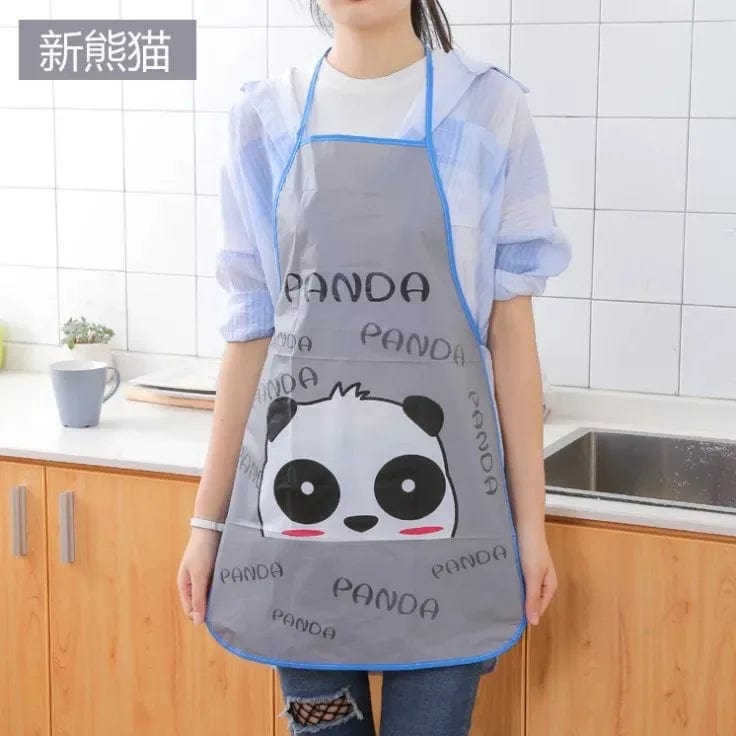 Tablier de cuisine étanche pour enfant - Tablier Panda pour BBQ, cuisine, restaurant - 44.5*67.5cm Panda