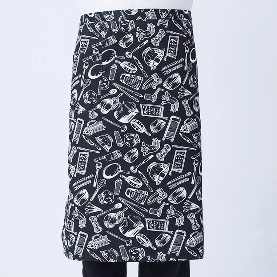 Tablier de Cuisine Rayé Réglable pour Adulte - Idéal pour Restaurant, Camping et Cuisine B-daocha