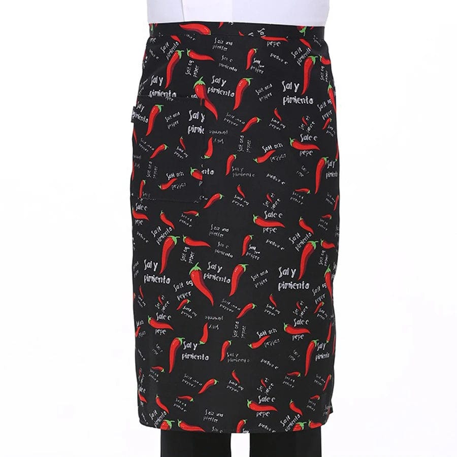 Tablier de Cuisine Rayé Réglable pour Adulte - Idéal pour Restaurant, Camping et Cuisine B-lajiao