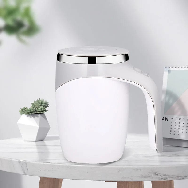 Tasse Automatique à Café Rechargeable en Acier Inoxydable 301-400ml / Pearl White