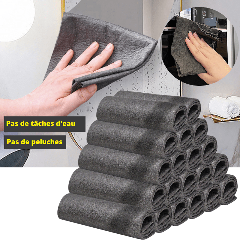 Tissus Nettoyants Microfibres Ultra-Absorbants