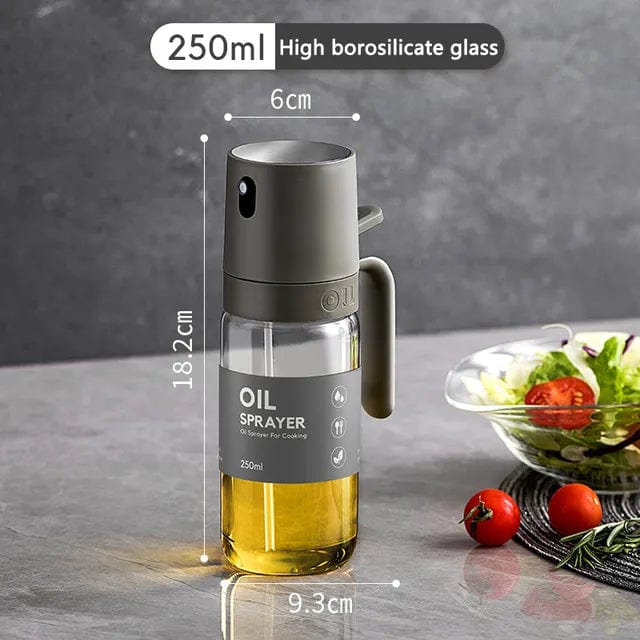 Vaporisateur d'Huile en Verre Borosilicate 250ml Noir