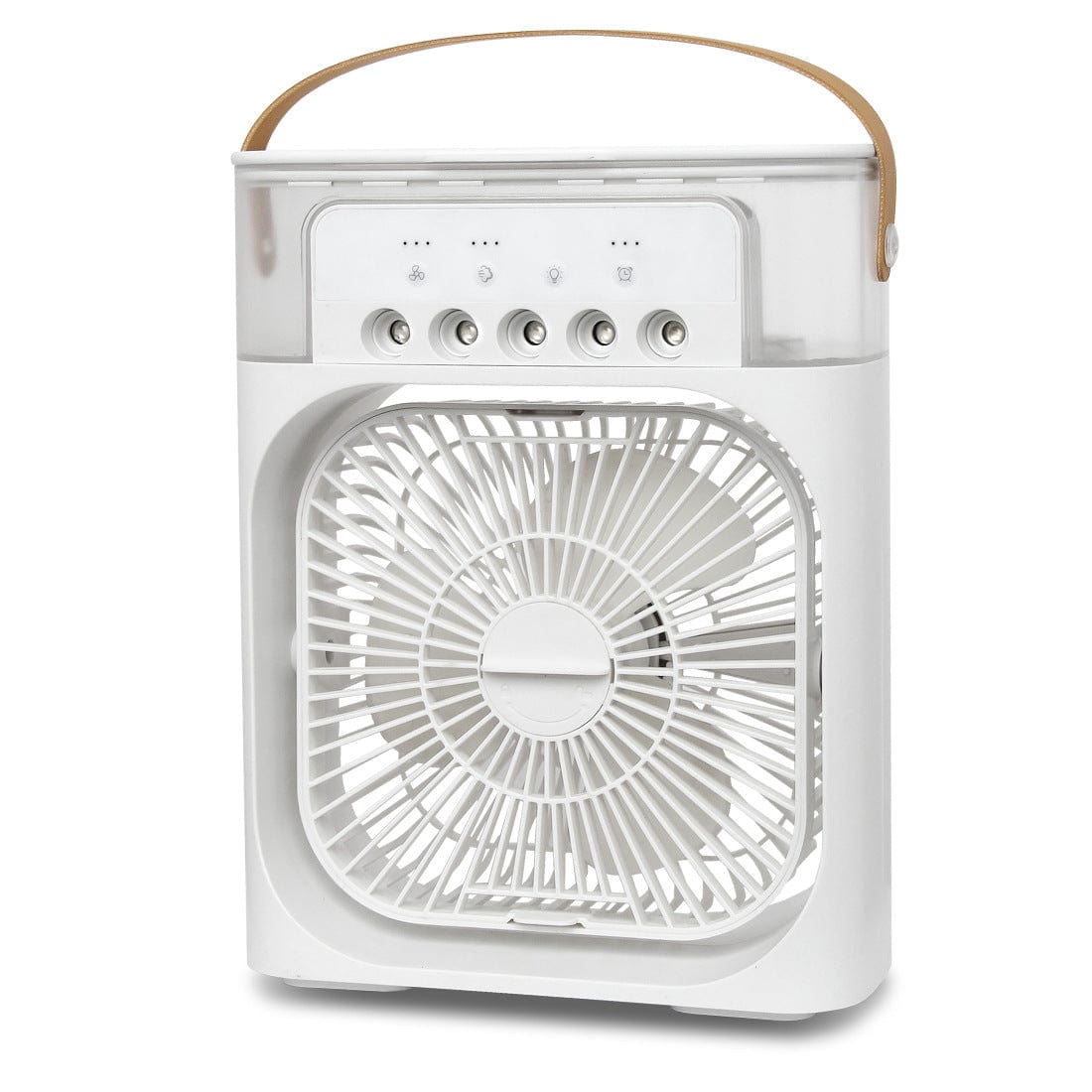 Ventilateur Humidificateur Brumisateur 3-en-1 Blanc / USB