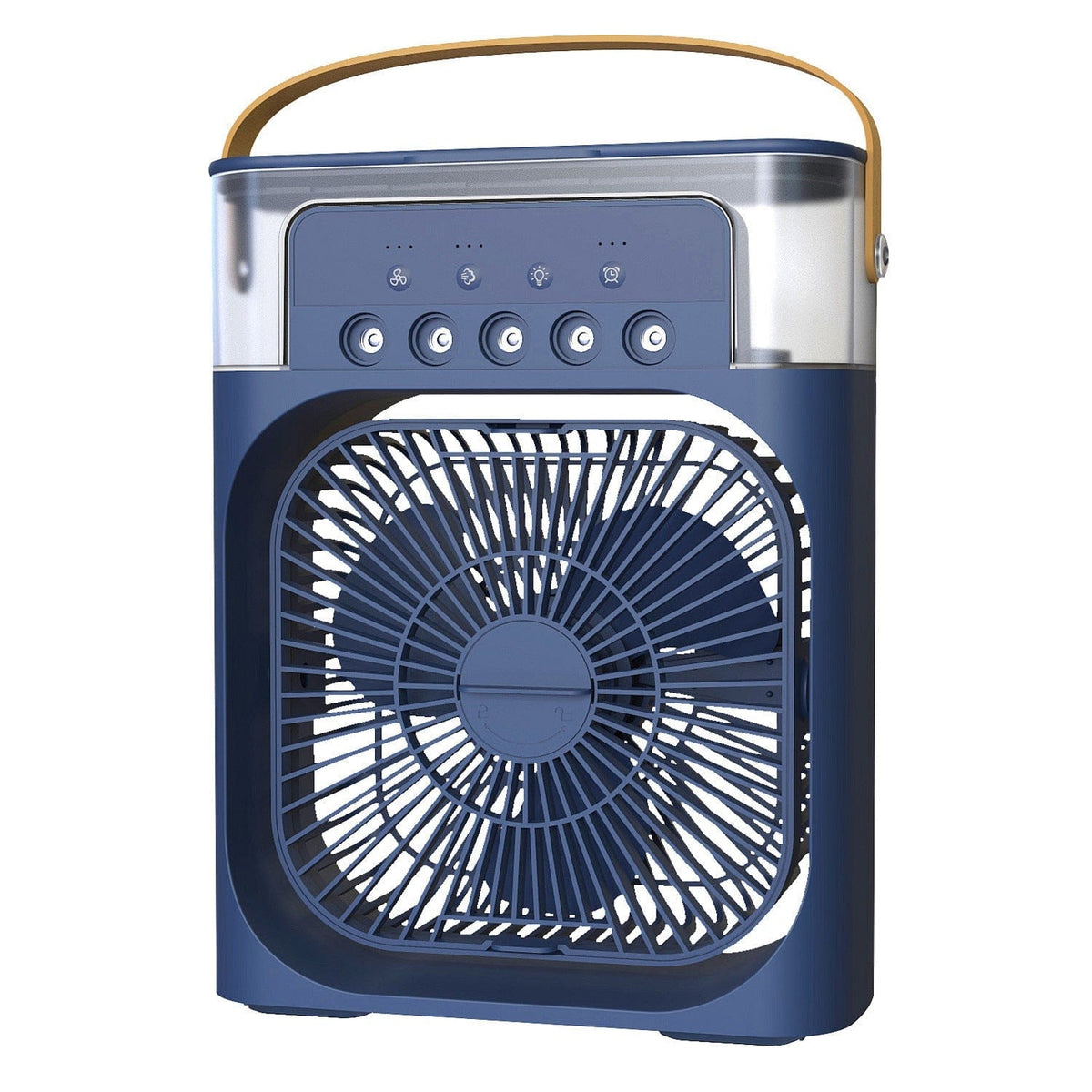 Ventilateur Humidificateur Brumisateur 3-en-1 Bleu / USB