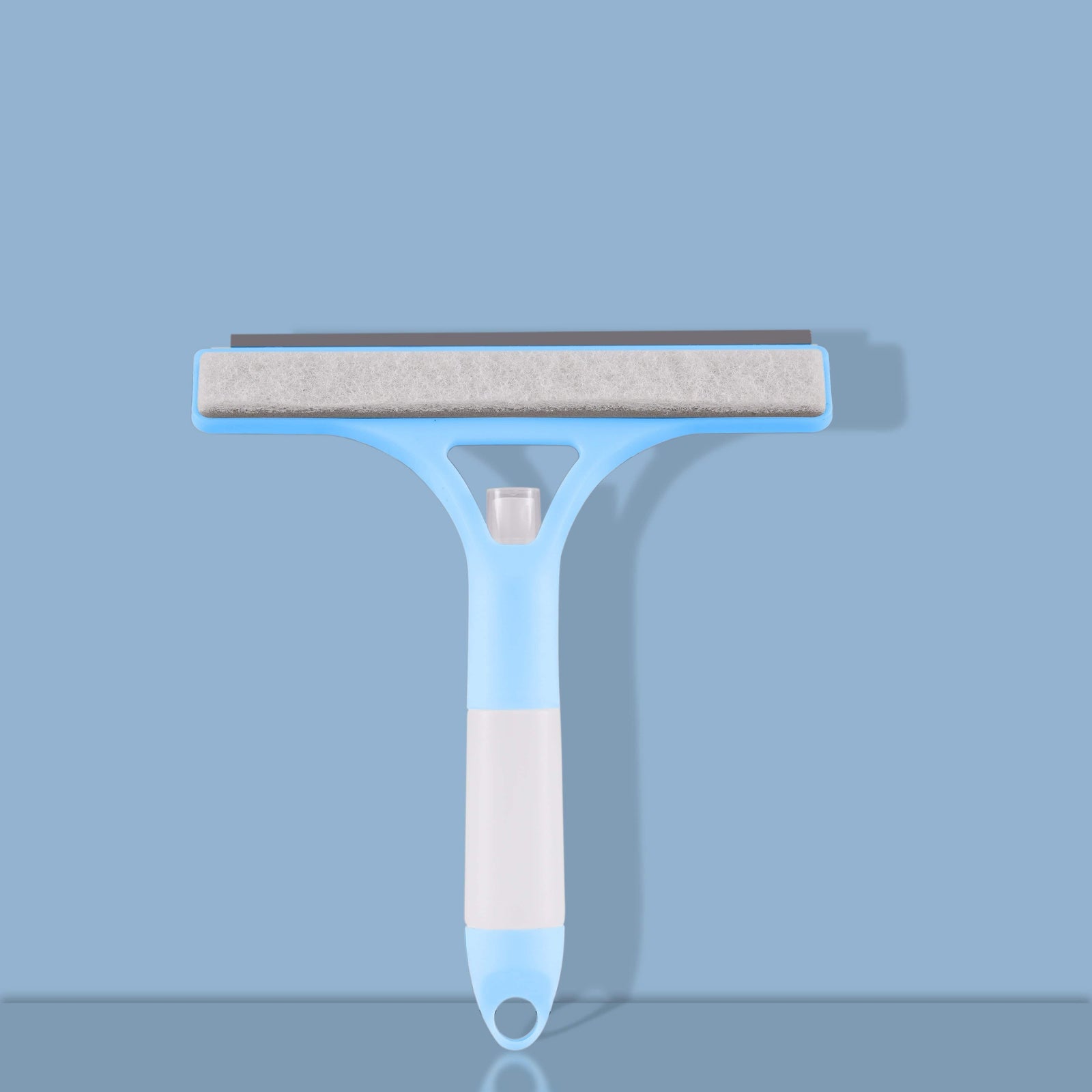 Vitre à Main Multifonction 3 en 1 avec Raclette et Pulvérisateur Blue A