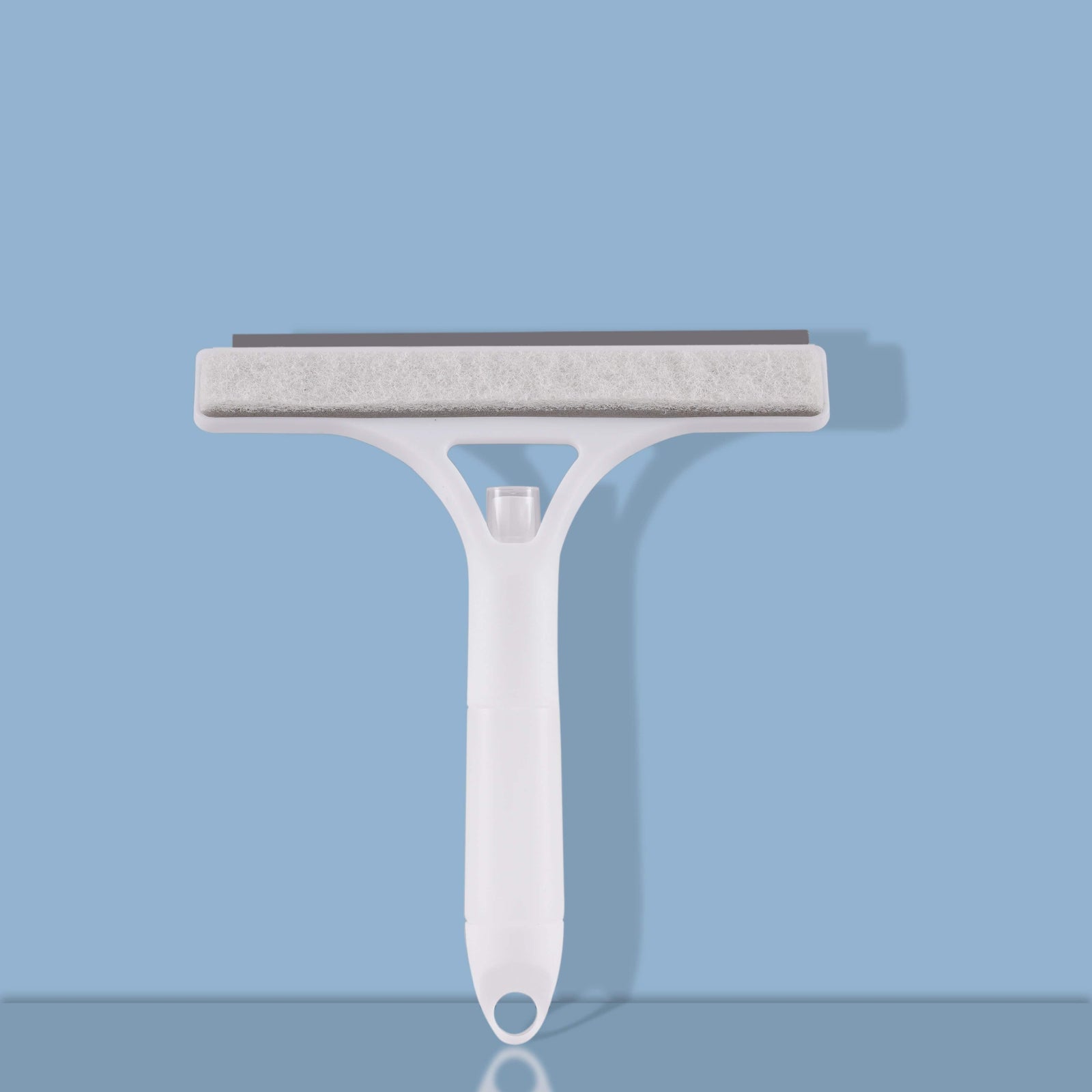 Vitre à Main Multifonction 3 en 1 avec Raclette et Pulvérisateur White