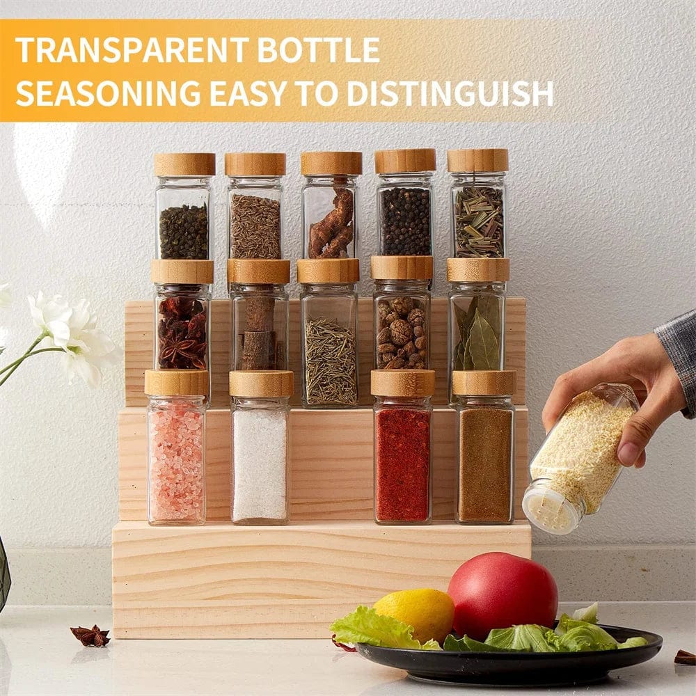 Vous cherchez à organiser vos épices de façon écologique et pratique ? Découvrez notre Ensemble de Pots à Épices en Verre & Bambou.