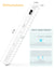 WILLED  Motion Sensor Cabinet Light Battery Display 60 LED Touch Light Bar Wireless Rechargeable Battery Night Light